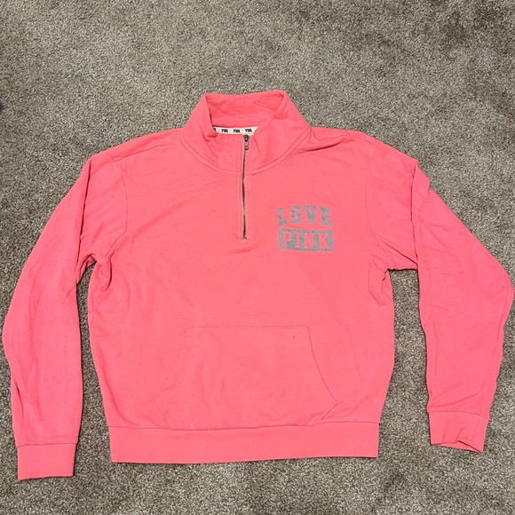 PINK Victoria's Secret Tops - Victoria’s Secret PINK Quarter Zip
